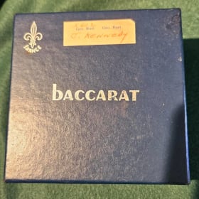 Baccarat John F. Kennedy Crystal Paperweight item