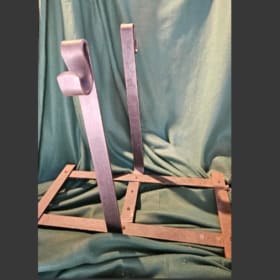 Firewood bag stand - Antique iron item