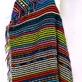 Crochet throw handmade 100% acrylic throw 6 item