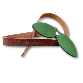 Signet en cuir recyclé - Type lacet item