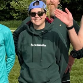 LARGE green hoodie item