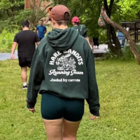 SMALL green hoodie item