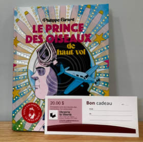 Livre et certificat-cadeau pour la Librairie La Liberté item