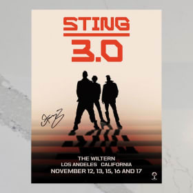 Sting 3.0 Tour Litho - The Wiltern (Signed) item