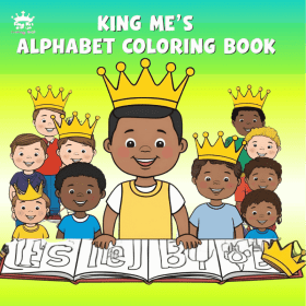 King Me’s Alphabet Coloring Book item