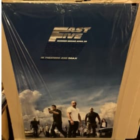 FAST FIVE MOVIE POSTER ORIGINAL 27X40 IN D/S item