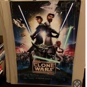 STAR WARS THE CLONE WARS MOVIE POSTER 27X40 INCHES D/S item