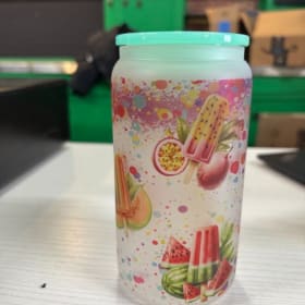 Verre avec une paille item