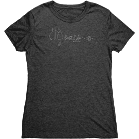 Best Life Line Art Women's XX-Large Black Tri-blend T-Shirt item