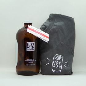 Cheers! Craft beer package from Steel & Oak Brewing Co. item