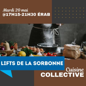 LIFTS SORB: cuisine collective - 20 mai @17h15-21h30 item