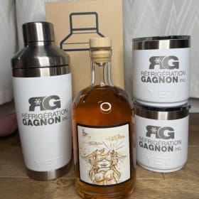 Ensemble Skaker et eau de vie aux grains de café Vent du Nor item