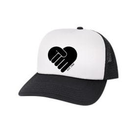 Black & White Foam Trucker Hat item
