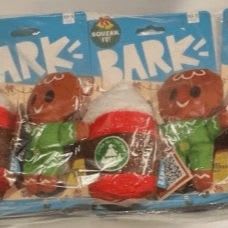 Bark Holiday Santa's Workchomp Jolly Jitterbread Man XS-S Do item