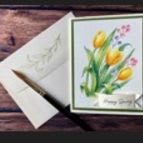 Card Crafting/watercolor class with Leslie Watkins item