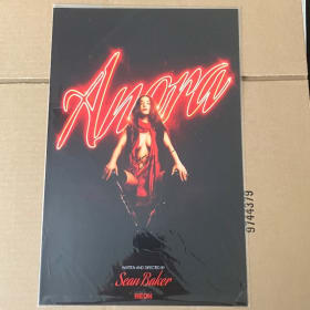 ANORA 11X13 INCH POSTER SIGNED BY SEAN BAKER item