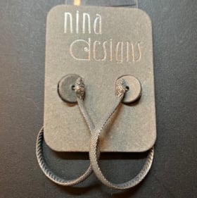 Snake earrings 1inch long item