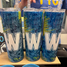 20 oz cup with straw item