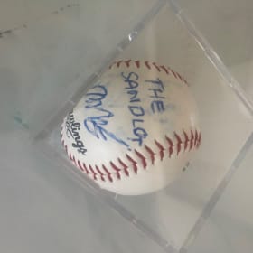 Autographed Sandlot baseball item