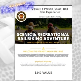 PA Rail Bikes | Value $240 item