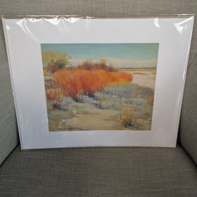 Print of Tokio Ueyama's "Desert Brush" from March, 1945 item