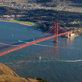 Golden Gate Views - Flight Above The Bay item
