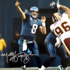 Autographed 16x20 inch Matt Hasselbeck Framed Photo item