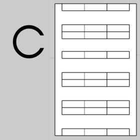 Building C - 8' table item