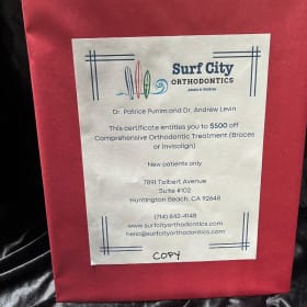 43. Gift Certificate to Surf City Orthodontics item
