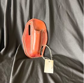 Leather Angled leather knife sheath item