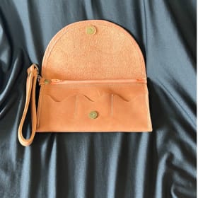 Leather wristlet by local artist, 'Iolani Leather item