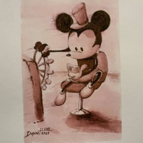 STEAMBOAT MICKEY TO 2024 par Memo Dupinet item