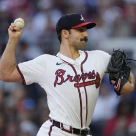 Spencer Strider Signed Baseball and UV Ball Display Case item