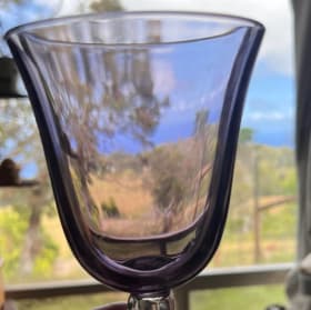 Set of 6 beautiful water goblets item