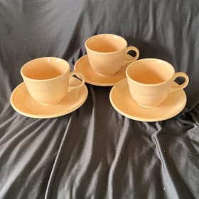 Fiestaware - cup and saucer collection item