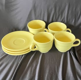 Fiestaware - cup and saucer collection item