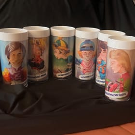Set of 6 Vintage Hollywood Park Tumblers item