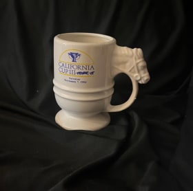 California Cup III, 1992 Coffee Mug Horse Head Handle item