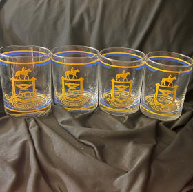Set Of 4 Vintage Hollywood Park 50th Anniversary Glasses item