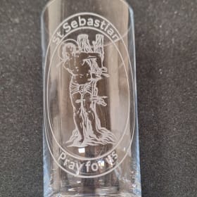 Saint Sebastian - Glass item