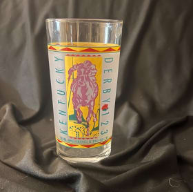 Vintage 1997 Kentucky Derby 123 Frosted Mint Julep Glass item