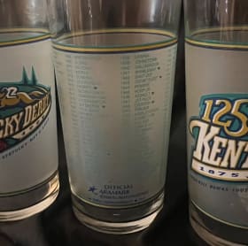 Set of three Vintage Kentucky Derby 125th Mint Julep Glasses item