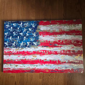 “Flag for the Veterans” by Victoria Barnhill (36x24) item
