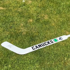 Vancouver Canucks - Autographed Hockey Stick item