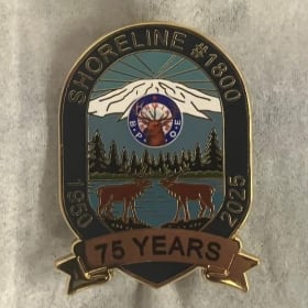 Elks #1800 75-year Pin item