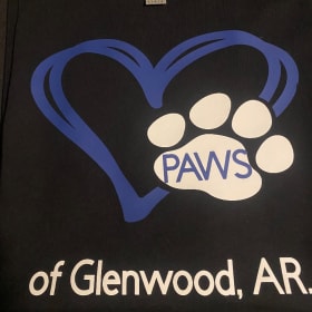 Blue Heart Paws T-Shirt item