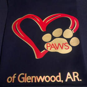 Red Heart Paws T-Shirt item