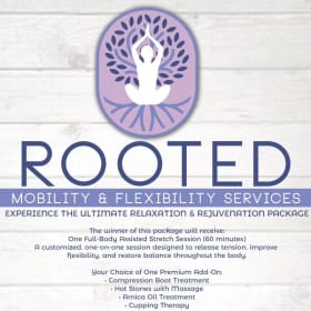 Rooted Stretching: Full Body Stretch + add-on of your choice item