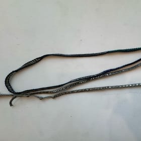 Necklace Pair - beaded and interwoven item