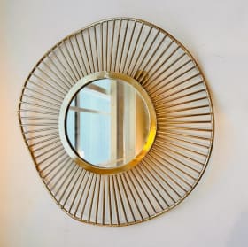 Golden Mirror for Wall item